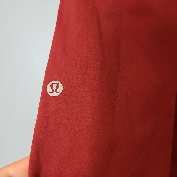 Lululemon Fast and Free Leggings Womens Size 4 Multiple Pockets Red Activewear - Picture 6 of 9